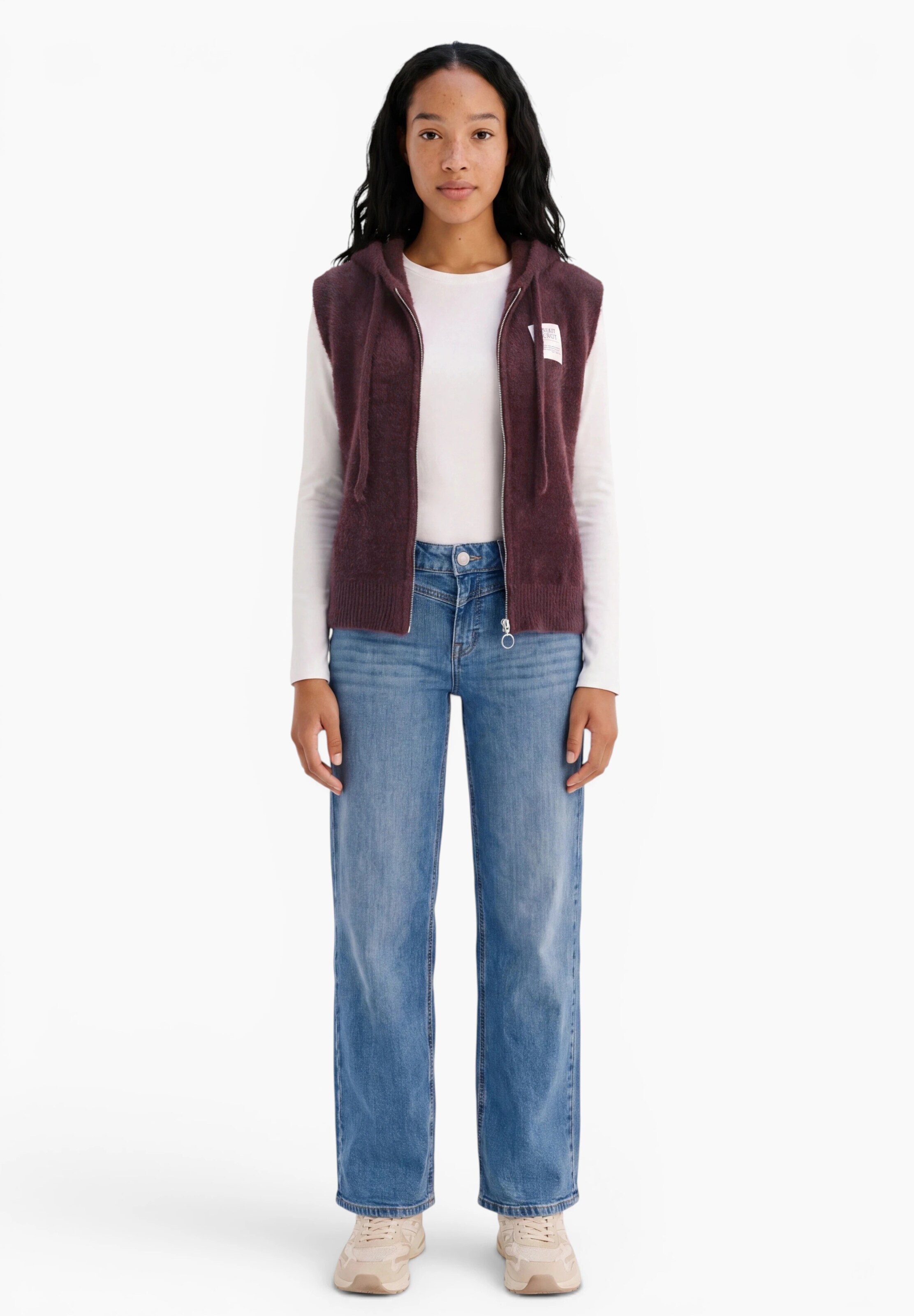 Street One Studio Vest in Purple