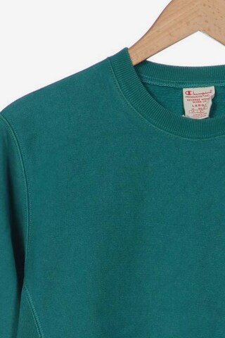 Champion Sweatshirt & Zip-Up Hoodie in L in Green