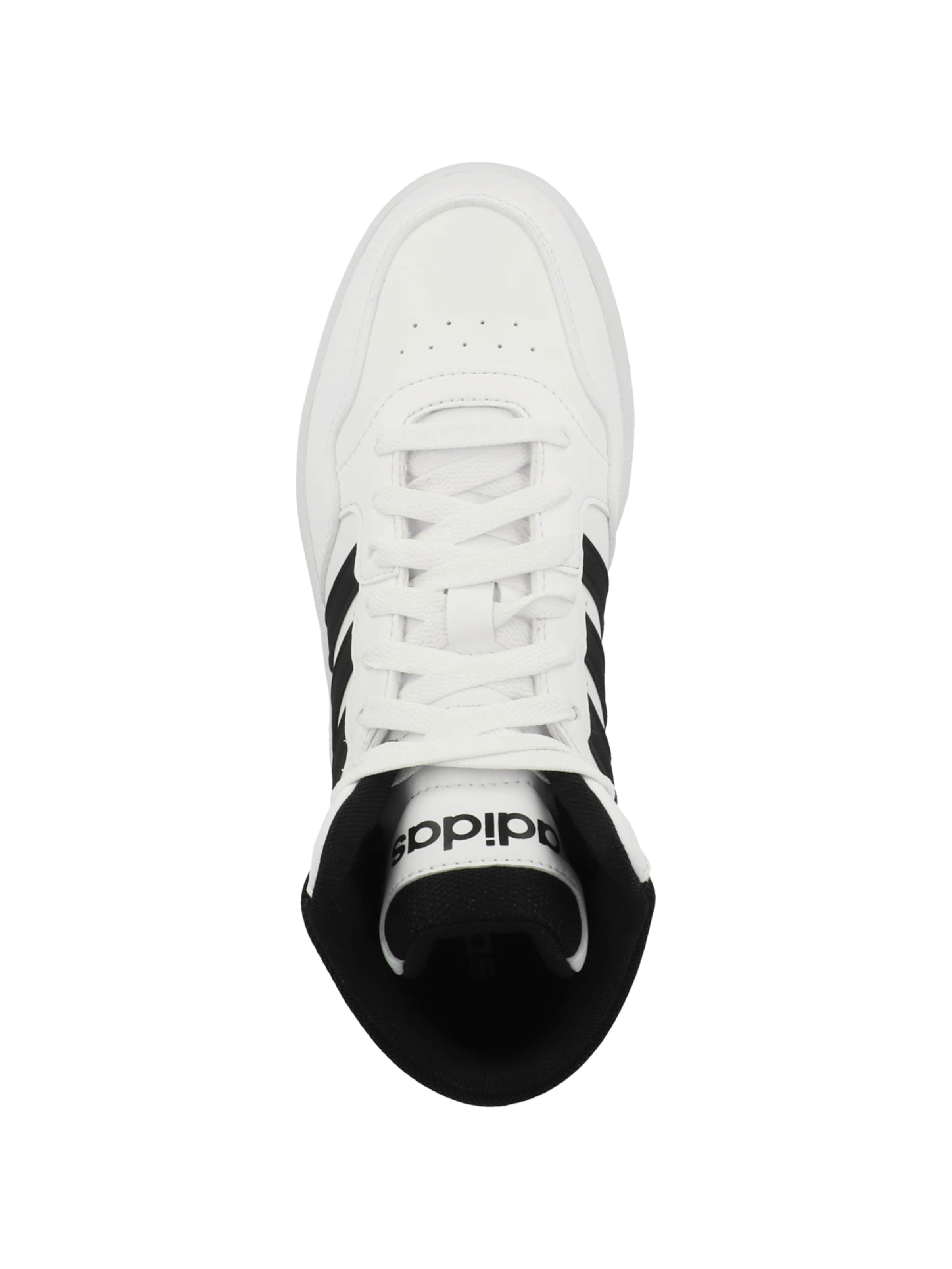 Baskets hautes 'Hoops 3' ADIDAS ORIGINALS en blanc