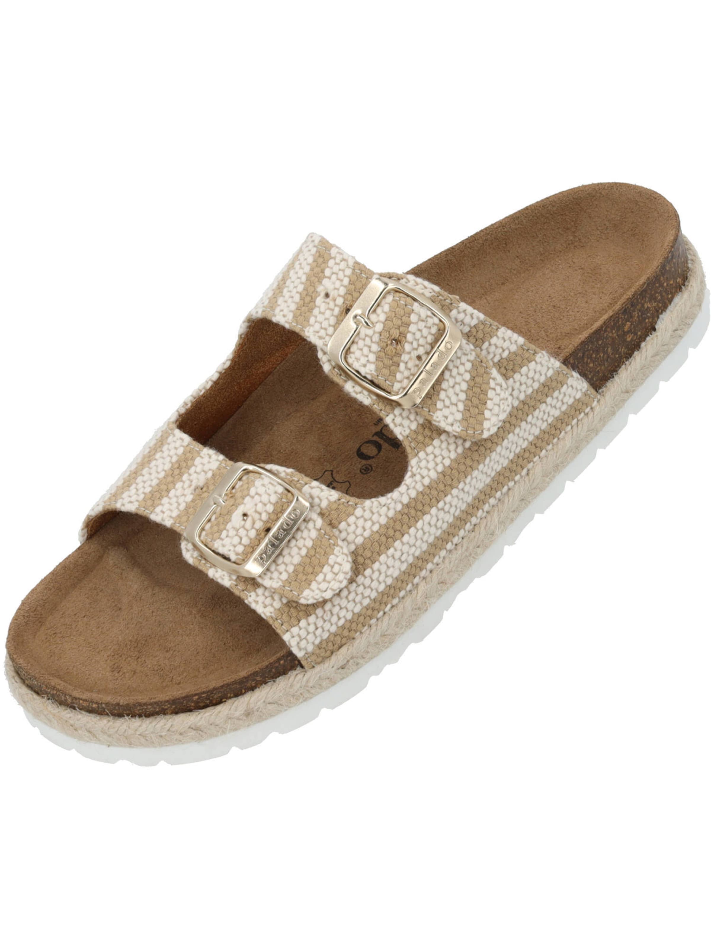Palado Mule 'Korfu Marina' in Beige: front