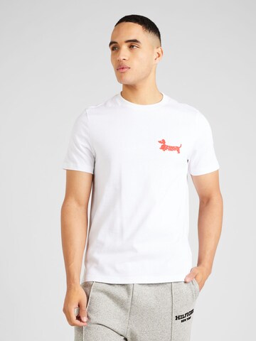 FARAH Тениска 'COSTAS' в бяло: отпред