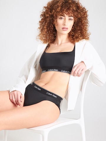 Calvin Klein Swimwear Bustier Bikinitop in Zwart