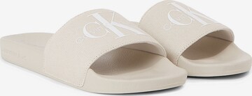 Calvin Klein Jeans Pantolette in Beige