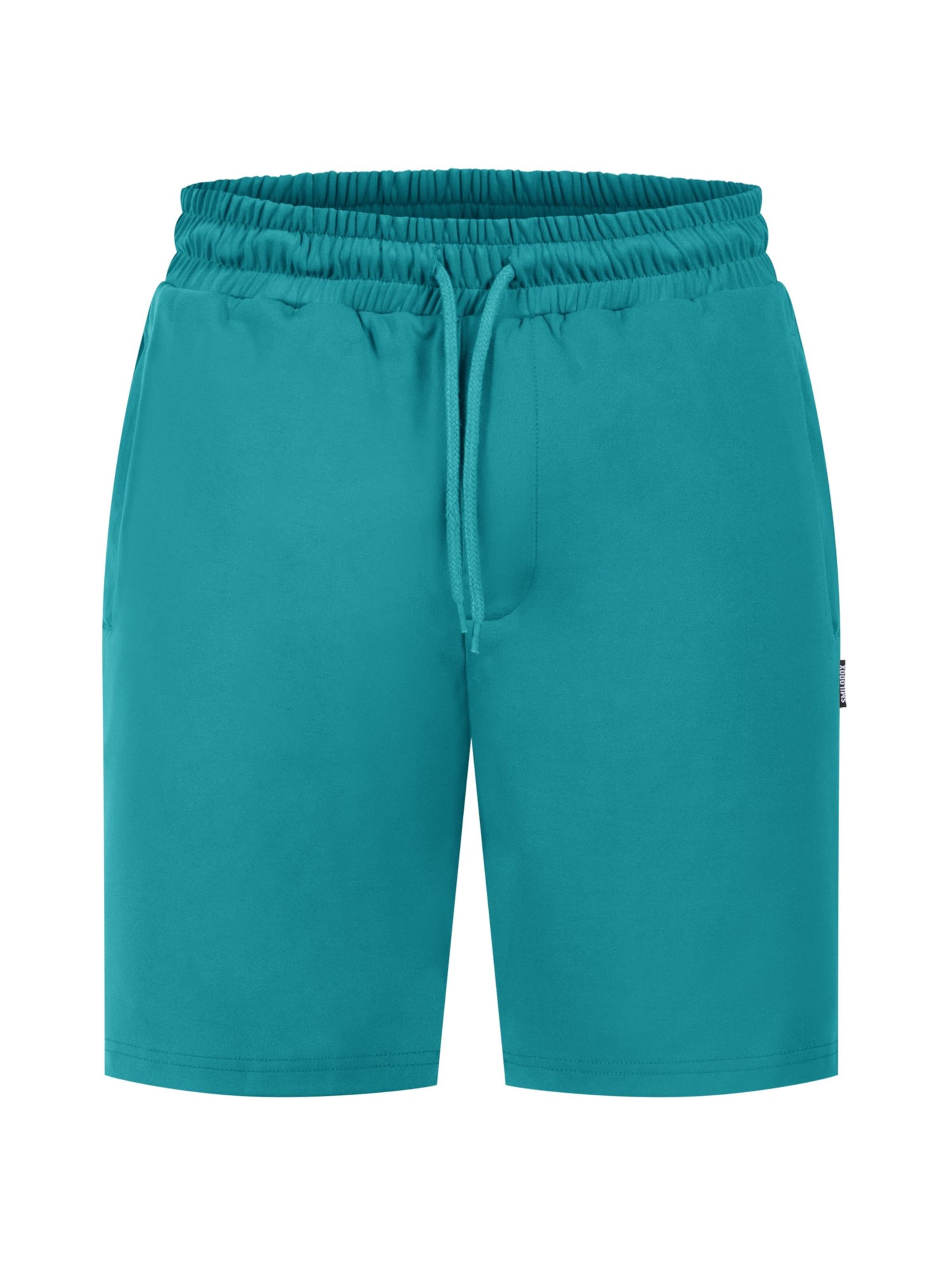 Regular Pantalon de sport Smilodox en bleu : devant