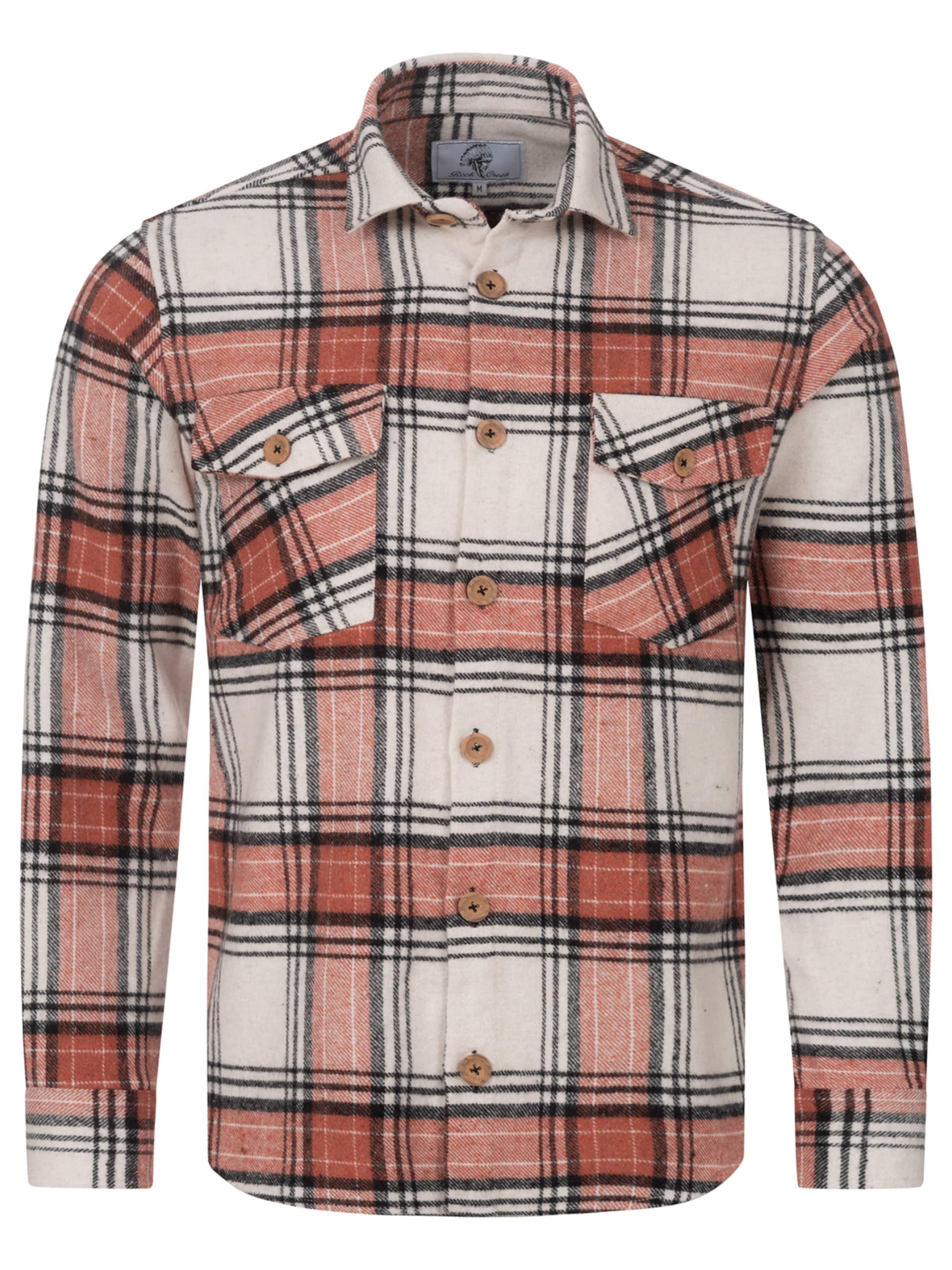 Rock Creek Regular Fit Hemd in Rot: Vorderseite