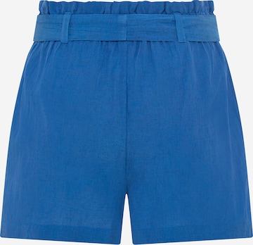 LASCANA Loose fit Pleated Pants in Blue