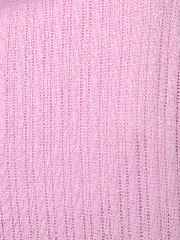 Pull&Bear Bootcut Hlače | roza barva