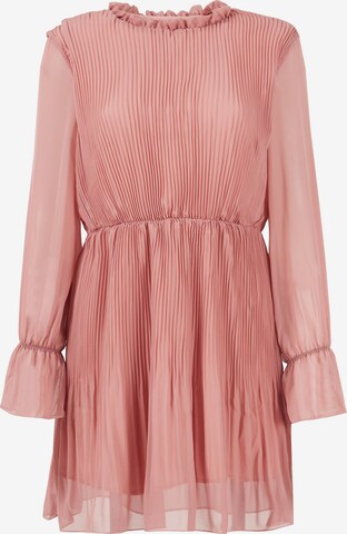 Robe de cocktail LELA en rose : devant