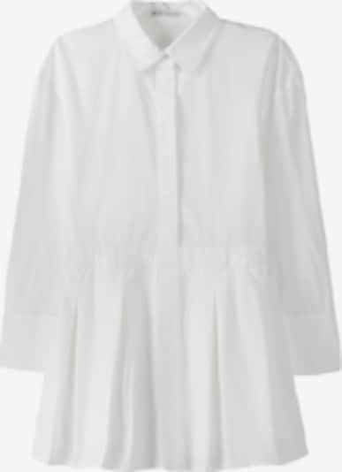 Bershka Robe-chemise en blanc, Vue avec produit