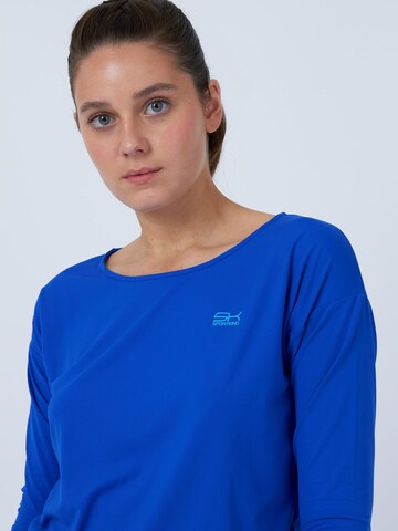 SPORTKIND Funktionsshirt '3/4 Loose Fit'‌‌‌‌‌‌‌‌‌ in Blau
