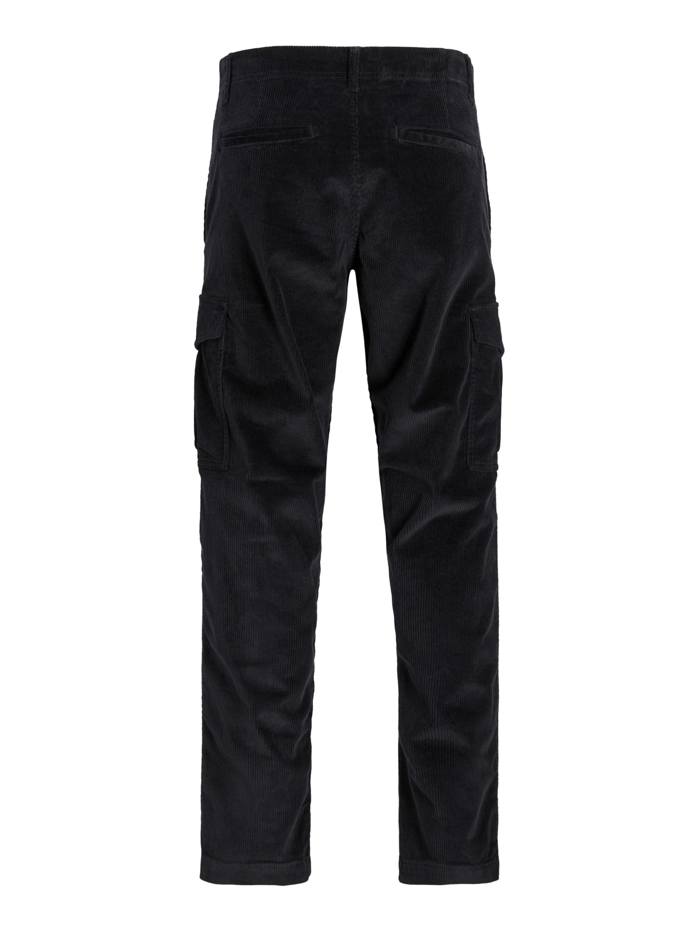 Regular Pantalon cargo JACK & JONES en noir