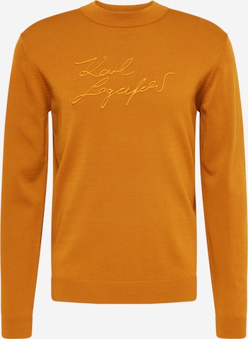 Karl Lagerfeld Sweater in Brown: front