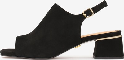 Kazar Sandale in schwarz, Produktansicht