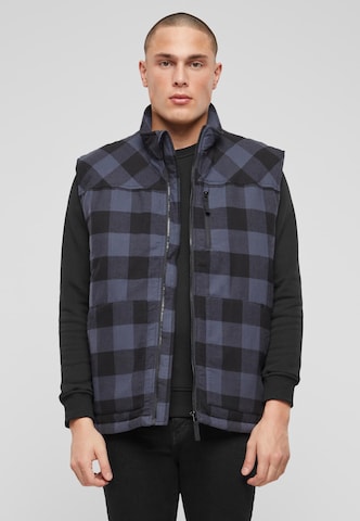 Brandit Vest 'Lumber' in Black: front