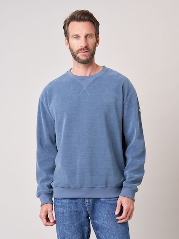 Deeluxe Sweatshirt in Blauw: voorkant