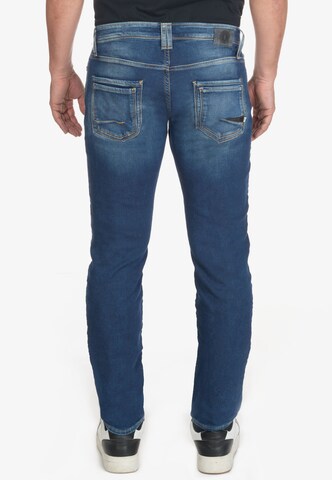 Le Temps Des Cerises Slimfit Jeans in Blau