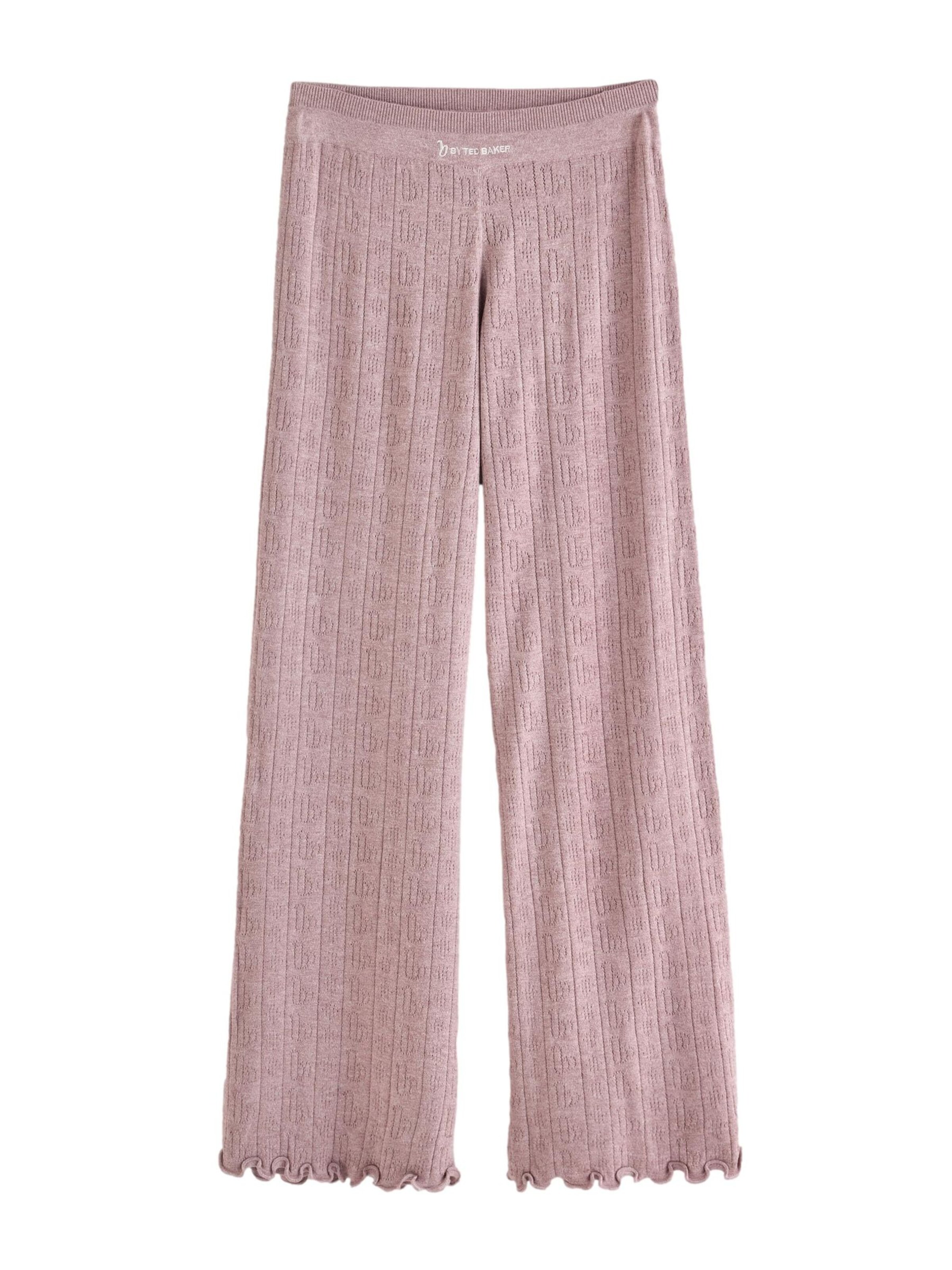 B by Ted Baker - Pierna ancha Pantalón en marrón: frente