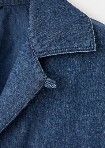 MANGO MAN Regular fit Button Up Shirt 'Tudy' in Blue