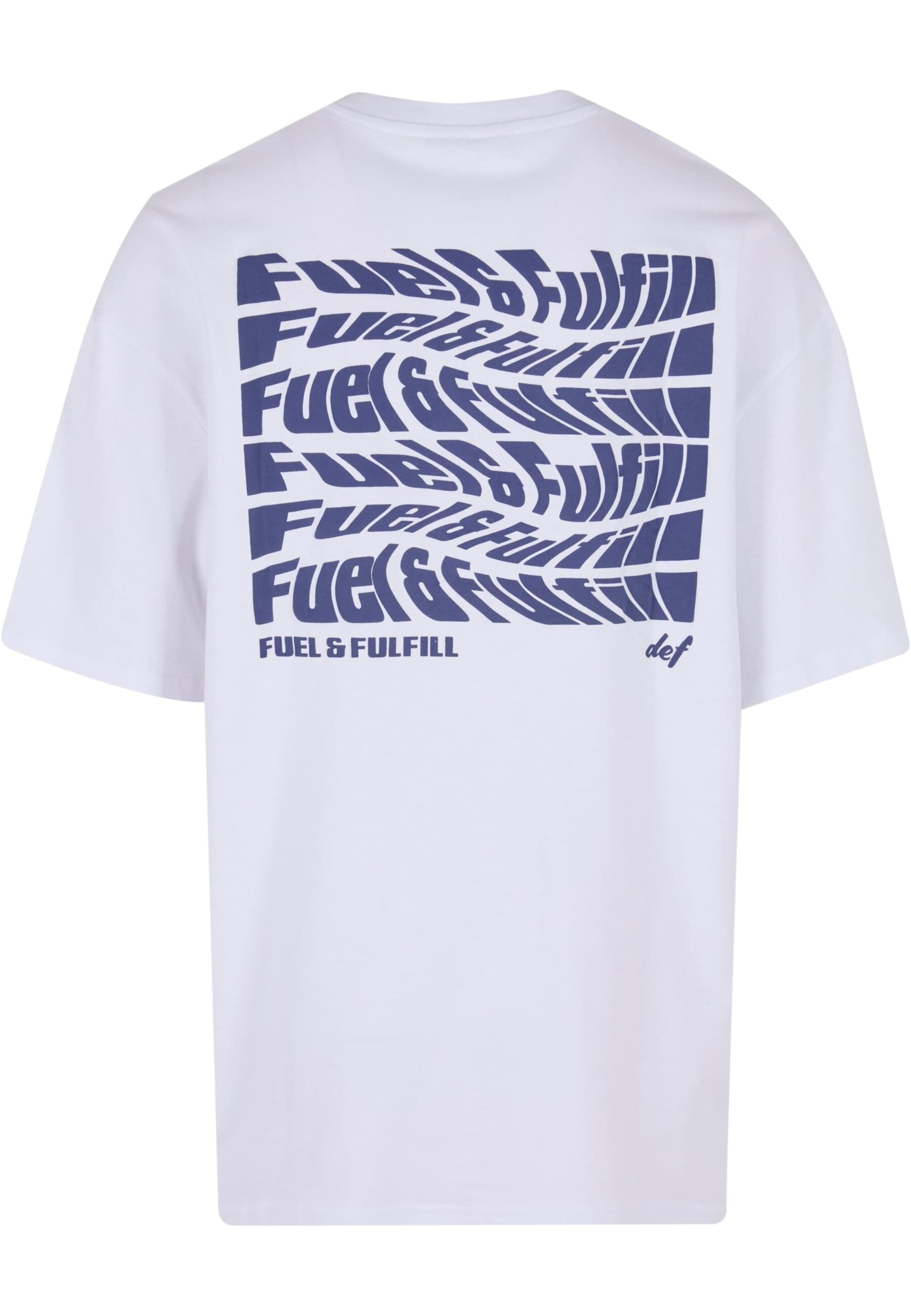 T-Shirt 'Fuel' DEF en blanc