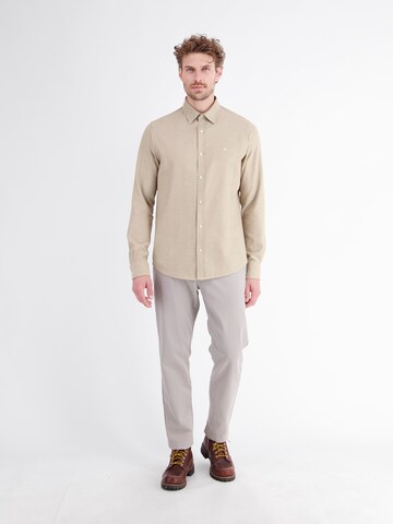 LERROS Regular fit Button Up Shirt in Beige
