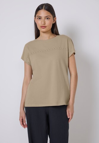 Street One Studio Shirt in Beige: front