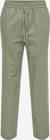 Pantalon 'ONSSINUS' Only & Sons en vert : devant