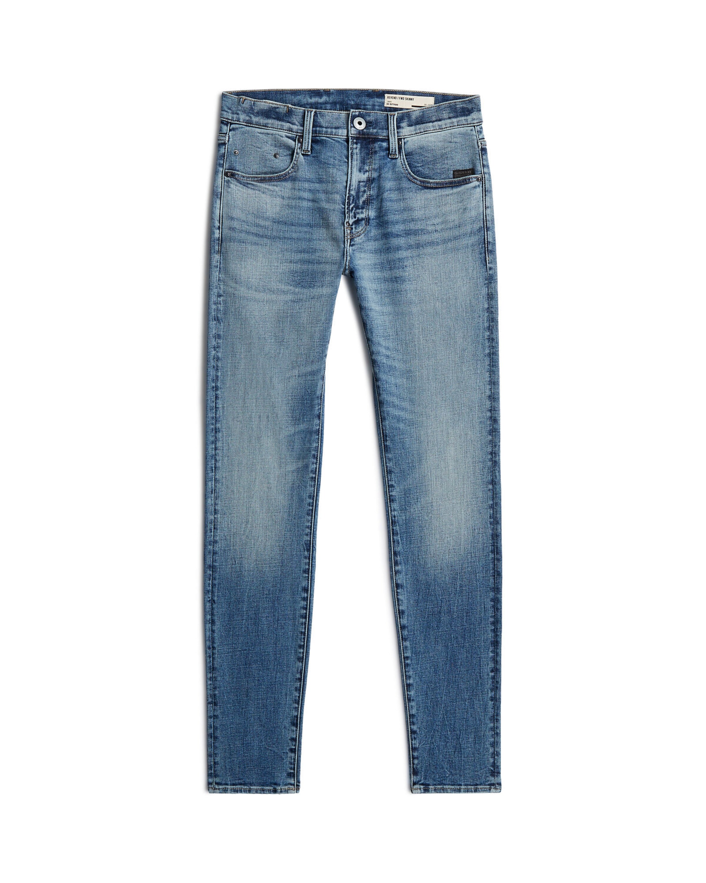 G-STAR Slimfit Jeans 'FWD Skinny' in Blauw: voorkant