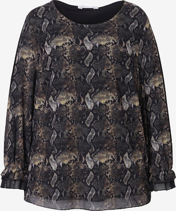 MIAMODA Blouse in Black: front