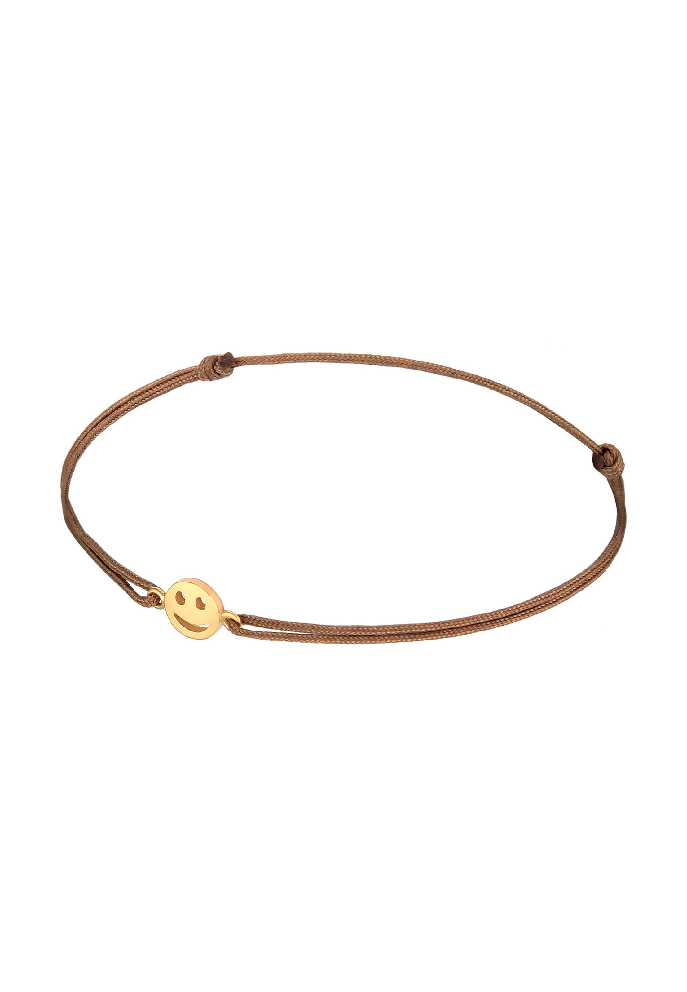 Bracelet 'Smiling Face' ELLI en marron