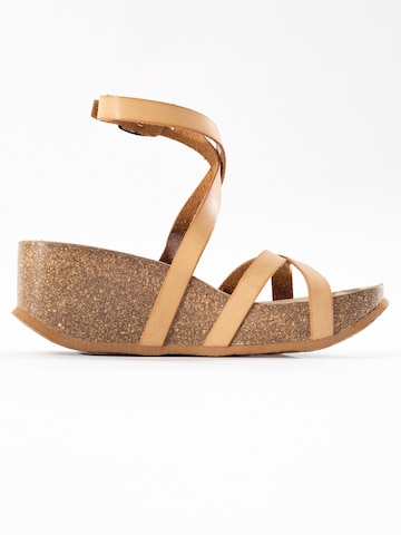 Bayton - Sandalias con hebilla 'Asteria' en beige