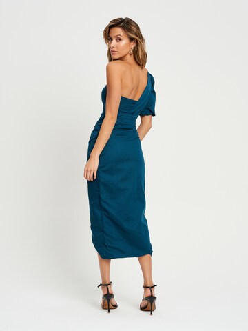 BWLDR Dress 'JAGGED ' in Blue: back