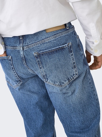 Only & Sons - regular Vaquero en azul