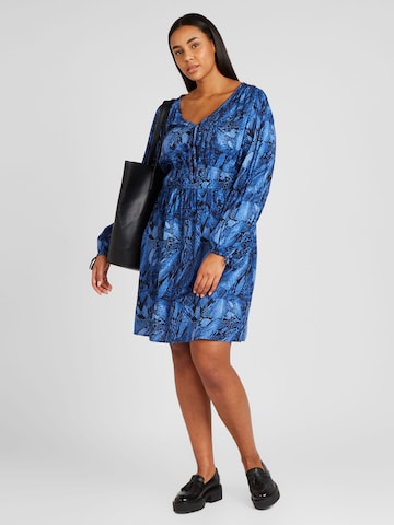 ONLY Carmakoma Kleid 'SNICKA' in Blau