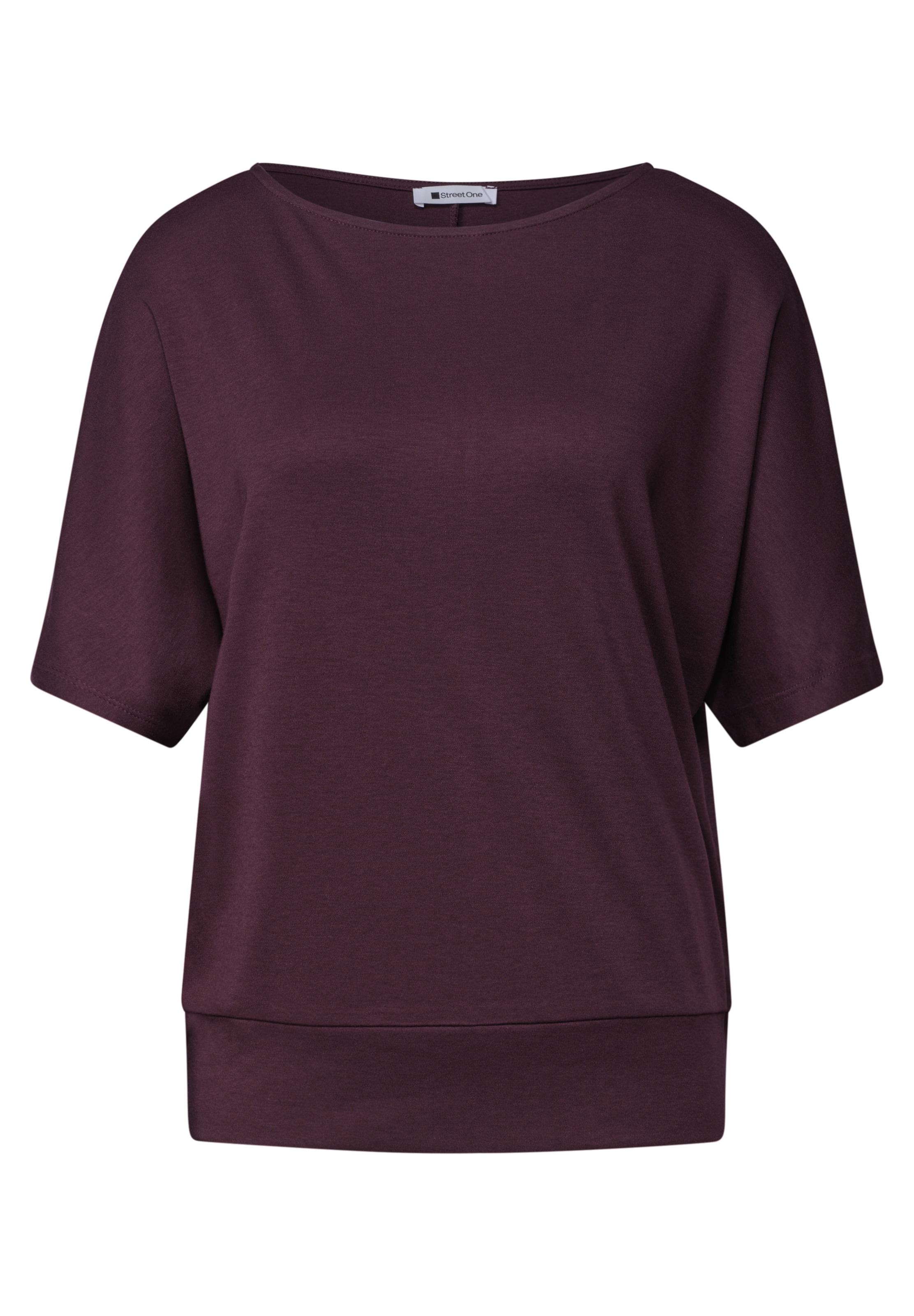 STREET ONE Shirt in Lila: Vorderseite