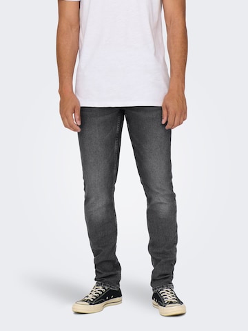 Only & Sons - regular Vaquero 'WEFT' en gris: frente