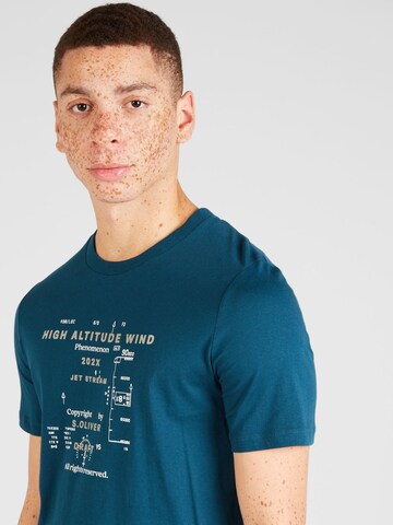 s.Oliver T-Shirt in Blau