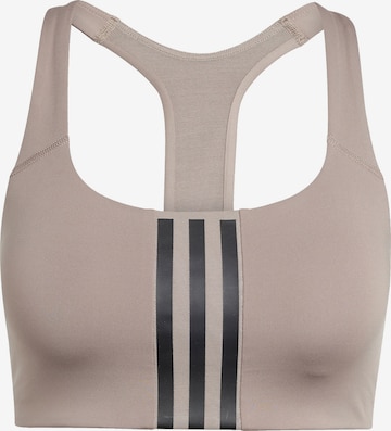 ADIDAS PERFORMANCE Sports-BH 'Powerimpact' i beige: forside