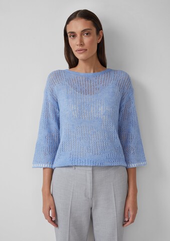 s.Oliver BLACK LABEL Pullover in Blau: Vorderseite