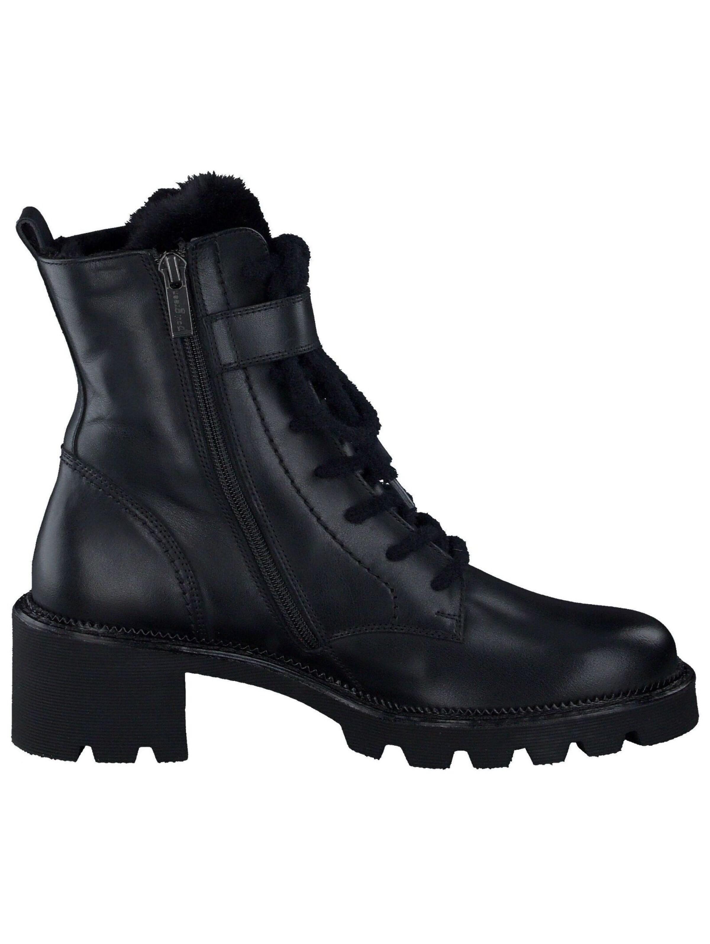 Paul Green Lace-up bootie in Black