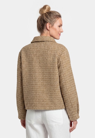 Manteau mi-saison 'Minimalistic' usha WHITE LABEL en marron