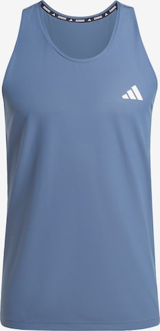 ADIDAS PERFORMANCE - Camisa funcionais 'Own the Run' em azul: frente