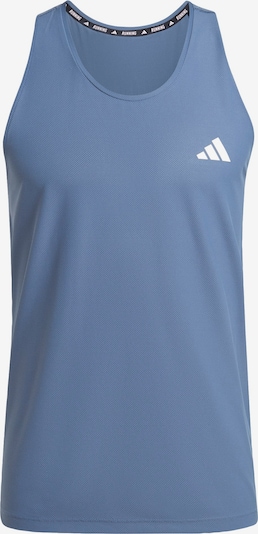 ADIDAS PERFORMANCE Функциональная футболка 'Own the Run' в Сизо-голубой / Белый, Обзор товара