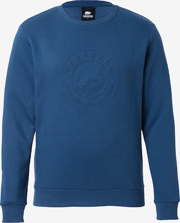 FORSBERG Sweatshirt 'Sweatshirt mit 3D Logo' in Blau: Vorderseite