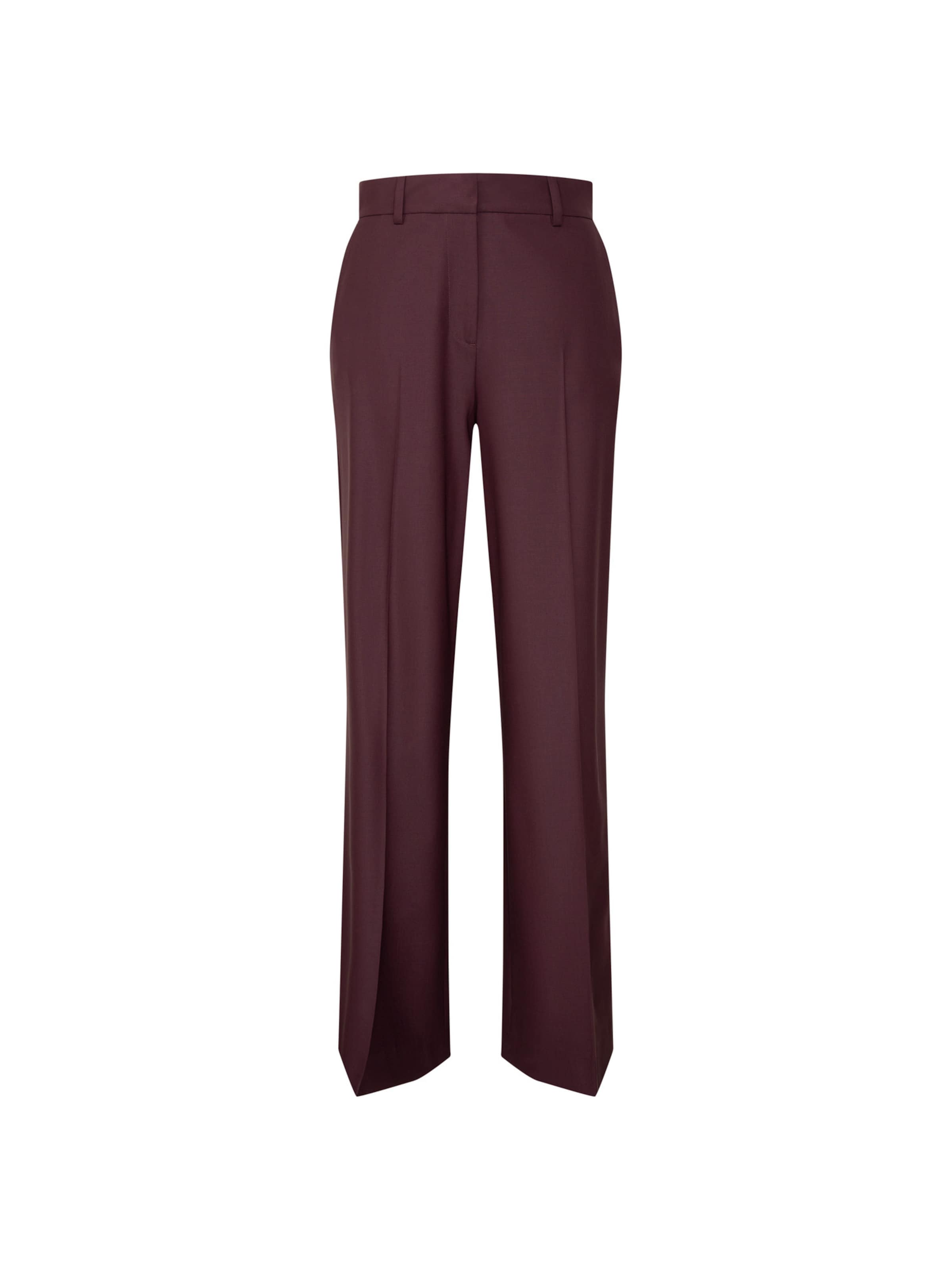 SEIDENSTICKER Regular Pantalon 'August Drop 252' in Rood: voorkant