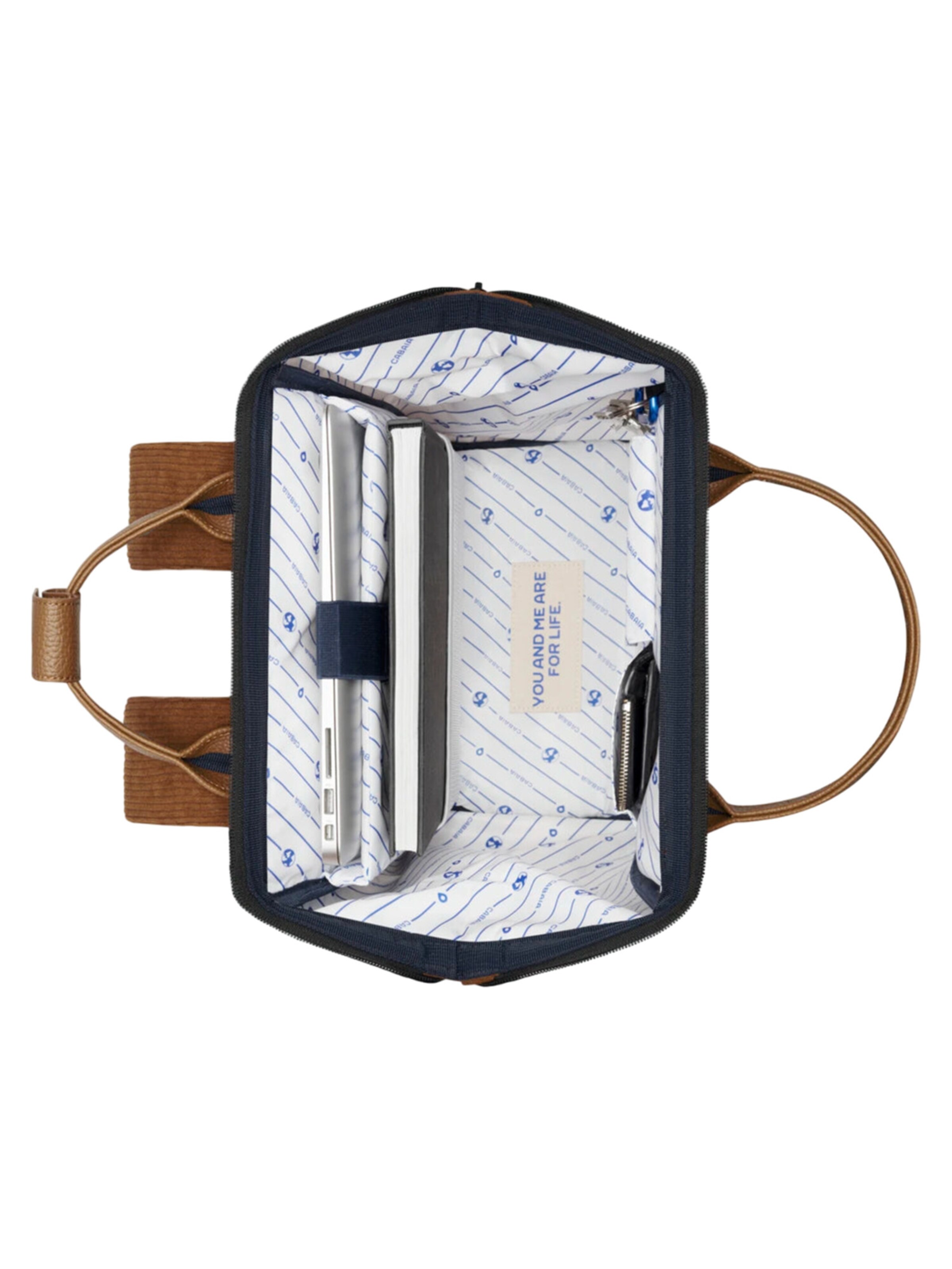 Cabaia Backpack 'Canton M' in Brown