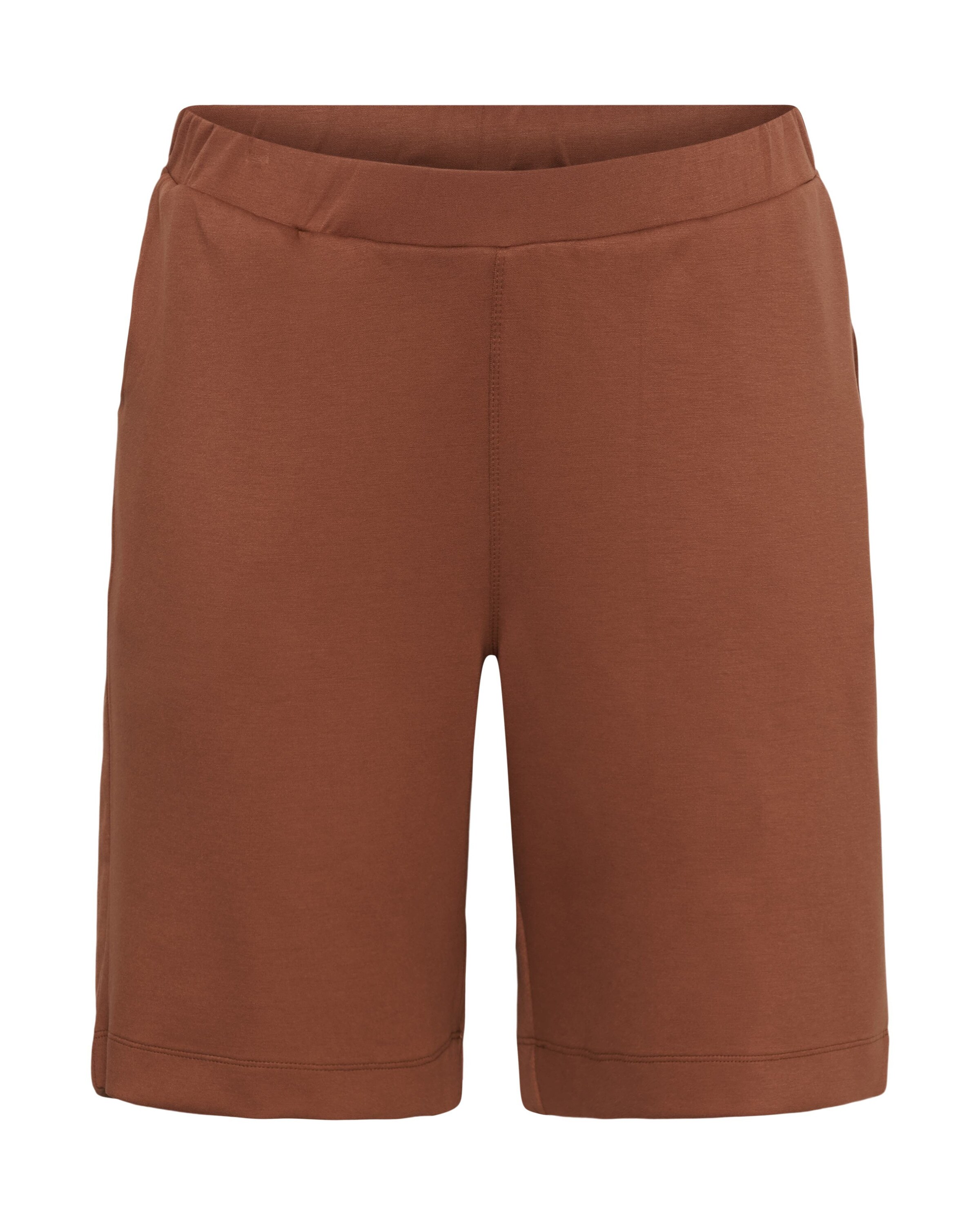 KAFFE CURVE - Pantalón 'Annia' en marrón: frente