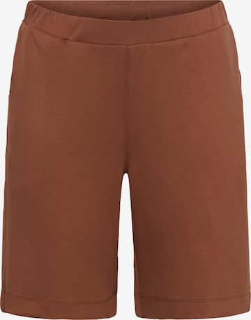 KAFFE CURVE - Pantalón 'Annia' en marrón: frente