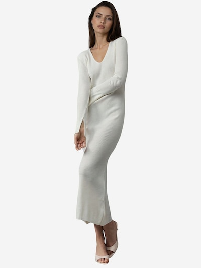 My fashion Robes en maille 'Strickkleider' en S-L en blanc cassé, Vue avec produit