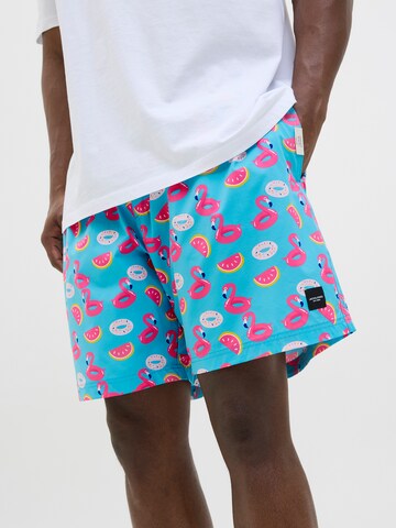 Jack & Jones Plus Plavecké šortky 'JPSTMaui' - Modrá