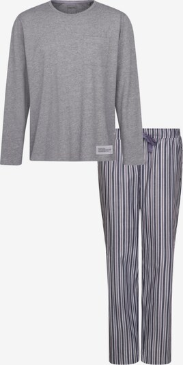 SEIDENSTICKER Pyjama long ' Schwarze Rose ' en gris, Vue avec produit